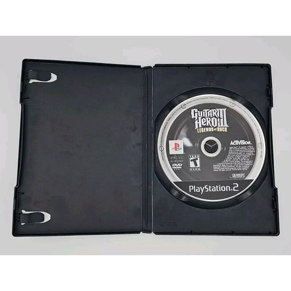 Guitar Hero 3 Legends‎ of Rock PS2 PlayStation 2: No Manual